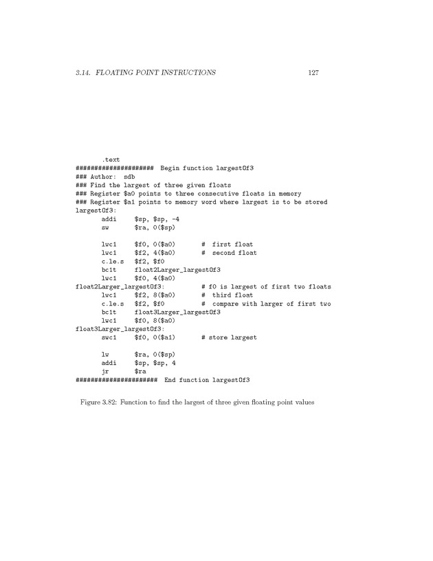 Computer Organization with MIPS - Page 127